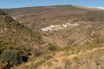 mountainous landscape in Sierra Nevada
