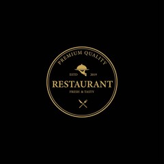Fototapeta na wymiar Logo Templates for Restaurants, Clubs, Boutiques, Cafes, Hotel Cards. Vector illustration