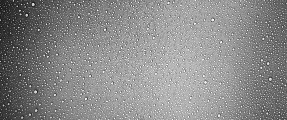 Moisture water droplets or steam or raindrops on window glass or wall for nature wallpaper background and texture.