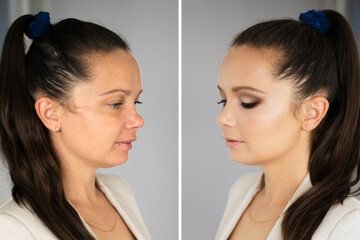 Woman Face Skin Make Up