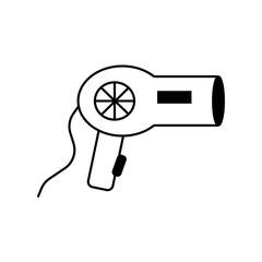 hair dryer vector