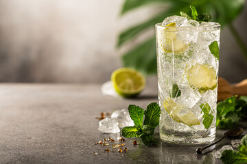 Refreshing summer homemade cocktail