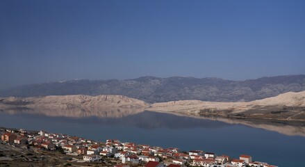 Fototapeta premium Seascape in Croatia, Adriatic sea, Dalmatia, Europe.