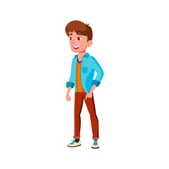 smiling boy resting on xmas party with friends cartoon vector. smiling boy resting on xmas party with friends character. isolated flat cartoon illustration