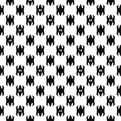 vector pattern with repeating elements. abstract ornament for wallpapers and backgrounds. Black and white colors.