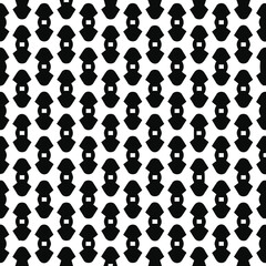 vector pattern with repeating elements. abstract ornament for wallpapers and backgrounds. Black and white colors.