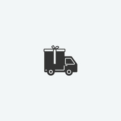 Delivery vector icon illustration sign
