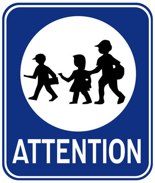 A sign warns to be careful with kids on the road .