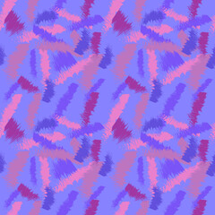 Seamless abstract pink, burgundy and purple lines on a purple background. For textile, fabric, wallpaper and background.