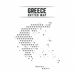 Dotted Map of Greece