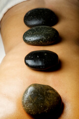 Fototapeta na wymiar Hot Stone massage