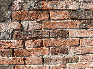 ancient bricks wall.