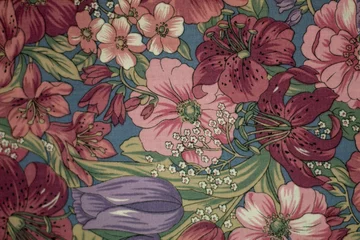 Fotobehang floral pattern © Joey Morgenstern