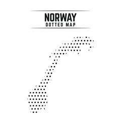 Dotted Map of Norway