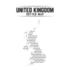 Dotted Map of United Kingdom