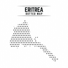 Dotted Map of Eritrea