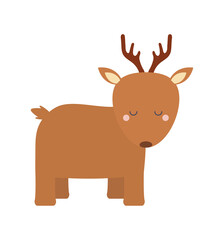 Obraz na płótnie Canvas beauty deer design