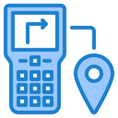 scanner blue style icon