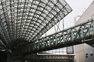 京都駅の天井