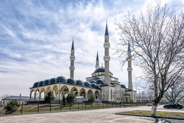Fototapeta na wymiar Mosque, Chechen Republic, Russia