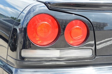 car headlight detail