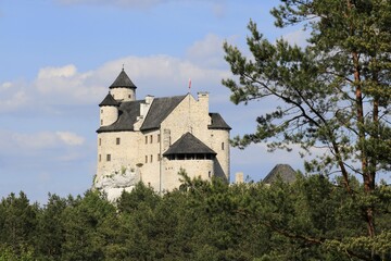 Fototapeta na wymiar Bobolice Castle, Krakow-Czestochowa Upland (Polish Jura), Poland