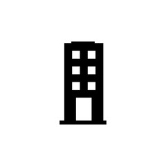 building icon, edifice vector, apartment illustration