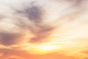 Obraz premium sunset sky background