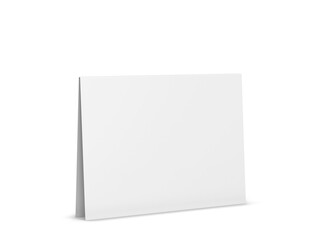 Blank tent card mockup