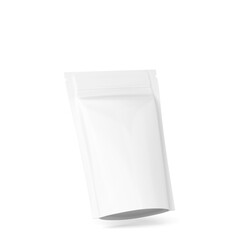 Blank zipper package mockup