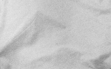 White-gray texture, fabric pattern, wrinkled and abstract waves.