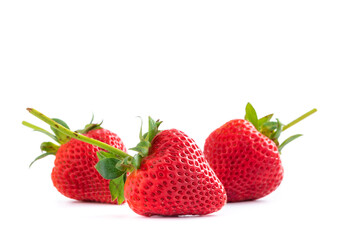 Fresh Strawberry isolated on white background