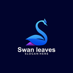 Swan logo template