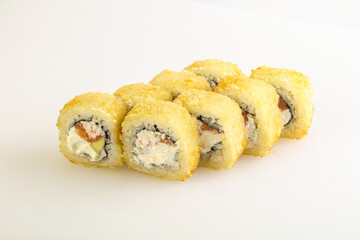 Japanese tempura roll with fish