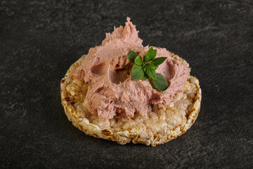 Liver pate in the bowl
