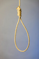 knotted gallows rope