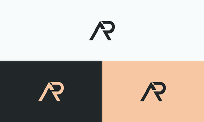AR and AR Letter Logo