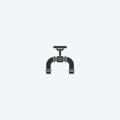 Car tyre vector icon illustration sign