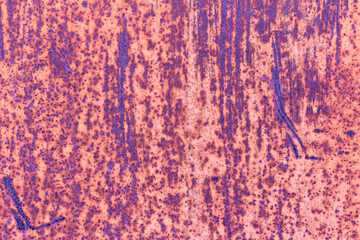 Abstract metallic rusty background with defects and damages