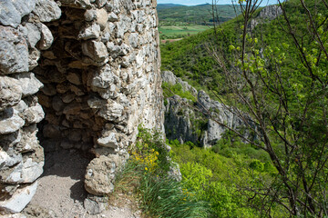 Soko Grad medieval fortress near the city of Sokobanja in Eastern Serbia