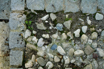 Texture, Stricture of a stone made of natural mineral material as a background