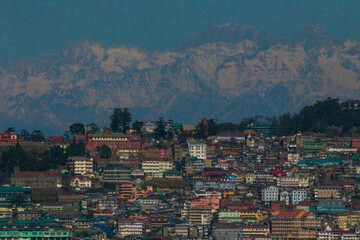 Panoramic view of Shimla, Himachal