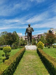 Statue in albania Shkodra