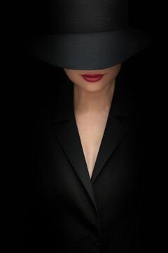 portrait of a woman in a hat