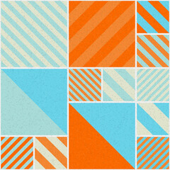 Fototapeta premium Abstract Geometric Pattern generative computational art illustration