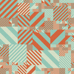Obraz premium Abstract Geometric Pattern generative computational art illustration