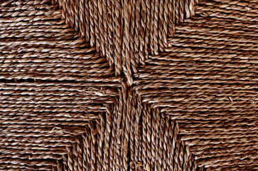 Wicker interior texture.