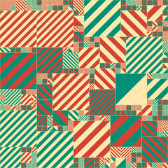 Obraz premium Abstract Geometric Pattern generative computational art illustration