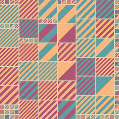 Abstract Geometric Pattern generative computational art illustration