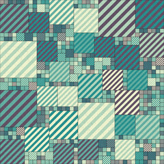 Abstract Geometric Pattern generative computational art illustration